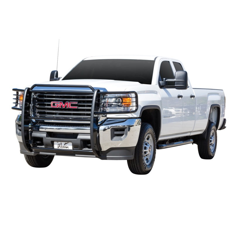 Westin 2003-2007 GMC Sierra Classic 1500LD Sportsman Grille Guard - Black - Mammoth Racing -