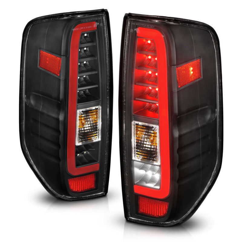 ANZO 2005-2021 Nissan Frontier LED Taillights Black Housing/Clear Lens - Mammoth Racing -