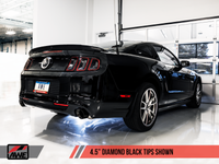 AWE Tuning S197 Mustang GT Axle-back Exhaust - Track Edition (Diamond Black Tips) - Mammoth Racing -
