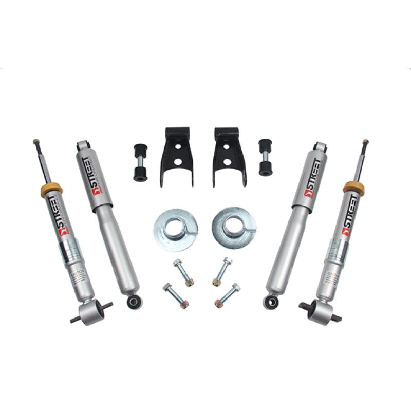 Belltech 15-17 Ford F-150 +1in to -3in Front 2in Rear Lowering Kit - Mammoth Racing -