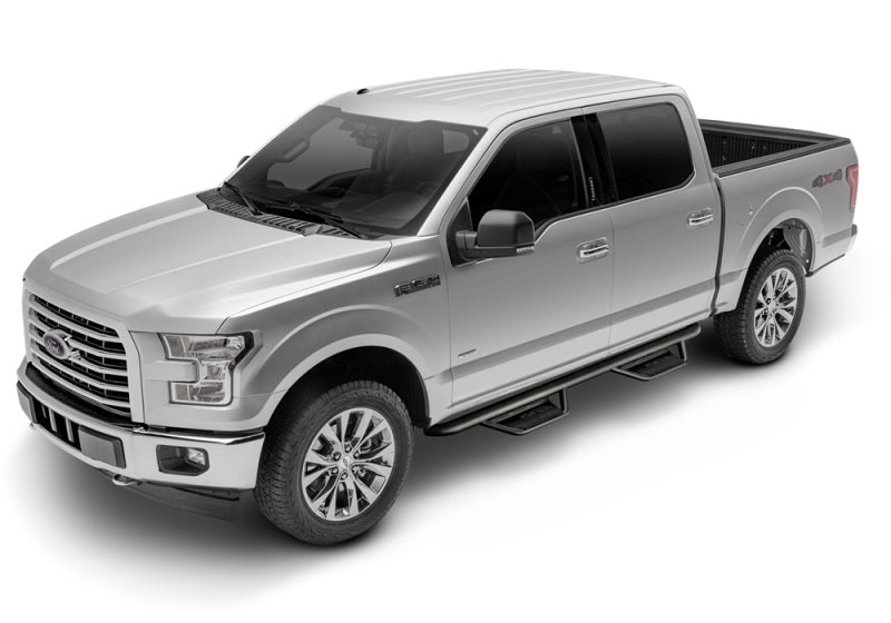 N-Fab Podium LG 15.5-17 Dodge Ram 1500 Quad Cab - Tex. Black - 3in - Mammoth Racing -