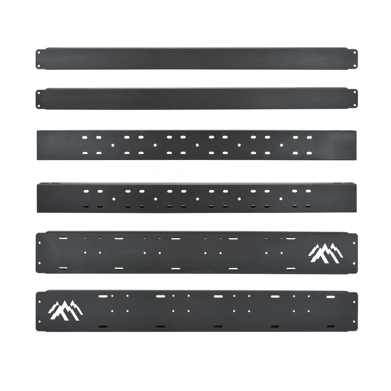 Westin Overland Cargo Rails 45in - Textured Black - Mammoth Racing -