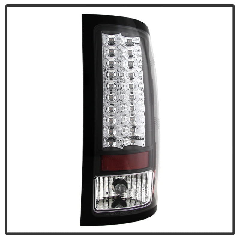 Spyder GMC Sierra 07-13 (Not fit 3500 Dually 4 Rear Wheels)LED Tail Lights Black ALT-YD-GS07-LED-BK - Mammoth Racing -