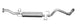 Gibson 16-22 Toyota Tacoma SR5 3.5l 2.5in Cat-Back Single Exhaust - Stainless - Mammoth Racing -