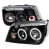 Spyder Volkswagen Jetta 99-05 Projector Headlights CCFL Halo Blk PRO-YD-VJ99-CCFL-BK - Mammoth Racing -