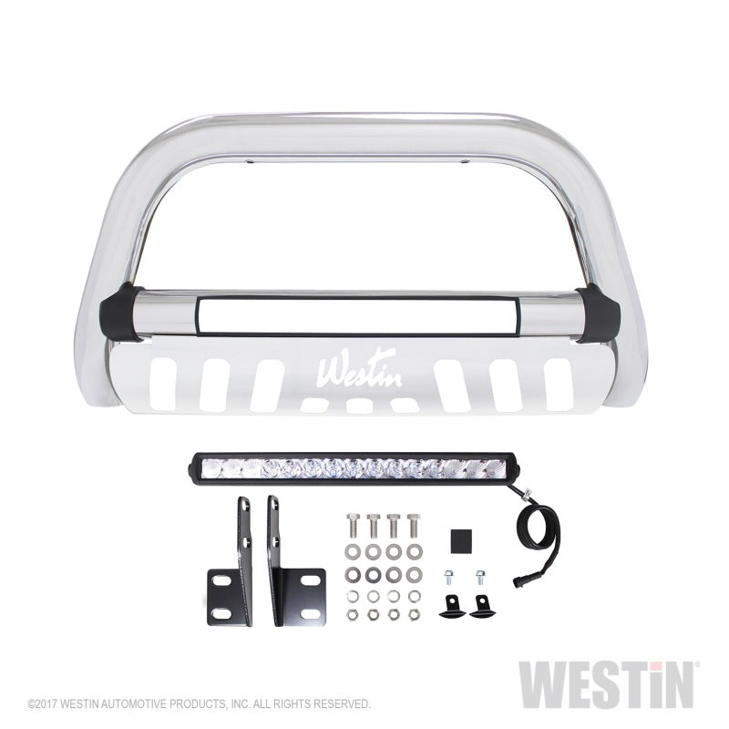 Westin 2007-2018 Toyota Tundra Ultimate LED Bull Bar - Chrome - Mammoth Racing -