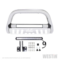 Westin 2007-2018 Toyota Tundra Ultimate LED Bull Bar - Chrome - Mammoth Racing -