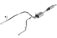 Borla 19-22 RAM 1500 3.6L V6 4DR 140.5/144.6/153.5 WB 3.0in S-Type Cat-Back Exhaust Black Chrome Tip - Mammoth Racing -
