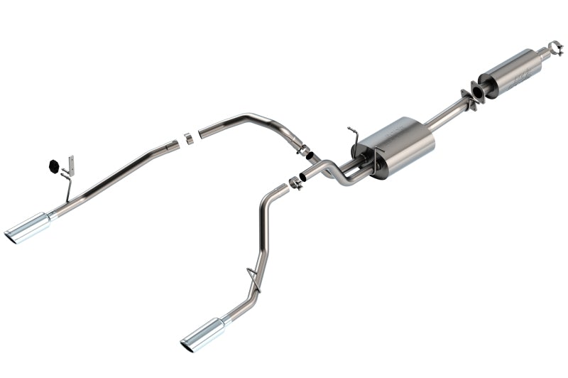 Borla 19-22 RAM 1500 3.6L V6 4DR 140.5/144.6/153.5 Wheel Base 3.0in S-Type Cat-Back Exhaust - Mammoth Racing -