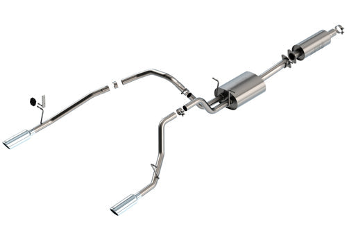 Borla 19-22 RAM 1500 3.6L V6 4DR 140.5/144.6/153.5 Wheel Base 2.25in S-Type Cat-Back Exhaust - Mammoth Racing -