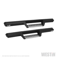 Westin 07-18 Jeep Wrangler JK 2dr. HDX Stainless Drop Nerf Step Bars - Tex. Blk - Mammoth Racing -