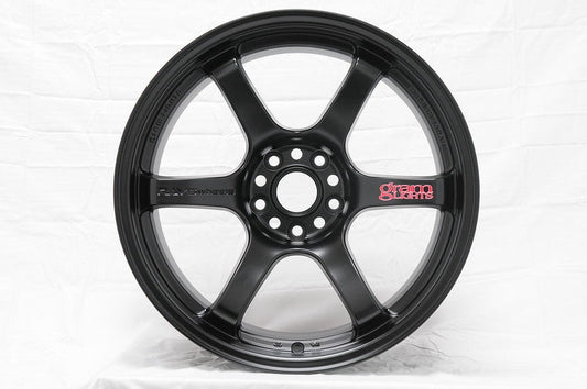 Gram Lights 57dr 19x8.5 +45 5-114.3 Semi Gloss Black Wheel - Mammoth Racing -