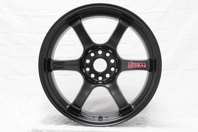 Gram Lights 57dr 18x10.5 +12 5-114.3 Glossy Black Wheel - Mammoth Racing -