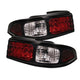 Spyder Nissan 240SX 95-98 LED Tail Lights Black ALT-YD-N240SX95-LED-BK - Mammoth Racing -