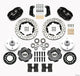 Wilwood Forged Dynalite Front Kit 10.75in Drilled Red 64-65 Mustang 6 Cylinder 4-lug - Mammoth Racing -