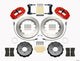Wilwood Narrow Superlite 6R Front Hat Kit 14.00in Red 2005-Up Mazda Miata w/ Lines - Mammoth Racing -