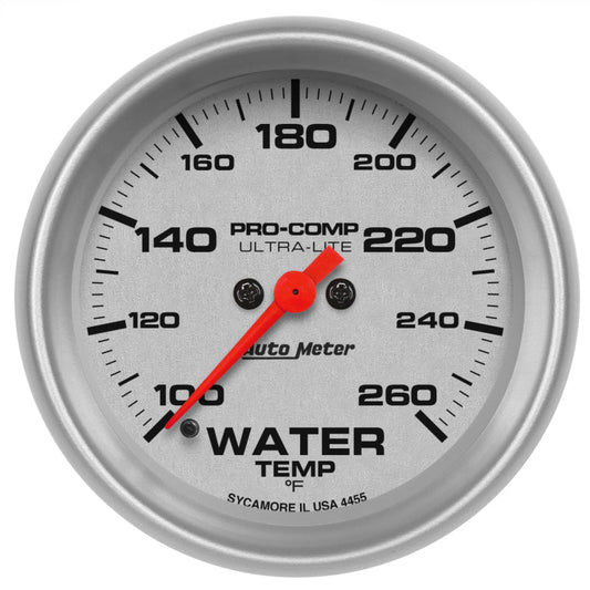 Autometer Ultra-Lite 2-5/8in 100-260f Water Temp Gauge - Digital Stepper Motor - My Store