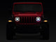 Raxiom 18-22 Jeep Wrangler JL/ JT 9-Inch LED Headlights w/ DRL and Halo- Black Housing (Clear Lens) - Mammoth Racing -