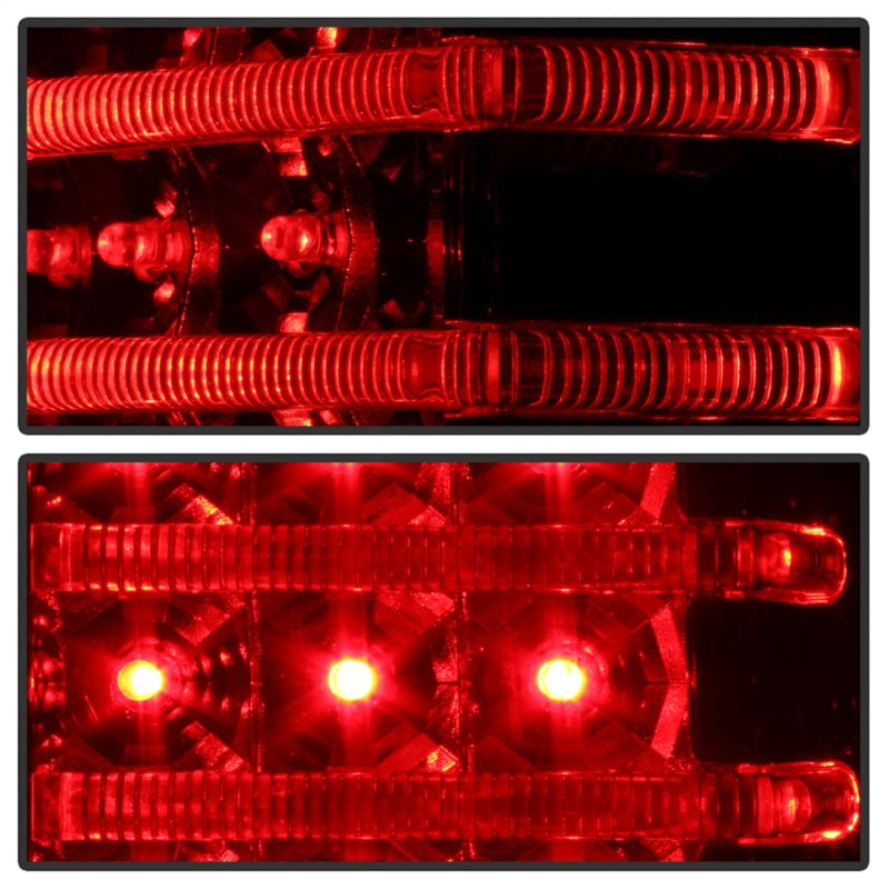 Xtune Hummer H3 06-09 ( Non H3T ) LED Tail Lights Smoke ALT-ON-HH306-LED-SM - Mammoth Racing -
