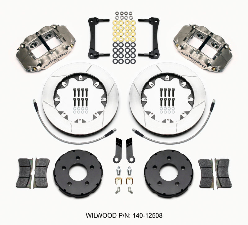 Wilwood Forged Superlite 4R ST BB Front Kit Road Race 2005-2014 Mustang - Mammoth Racing -