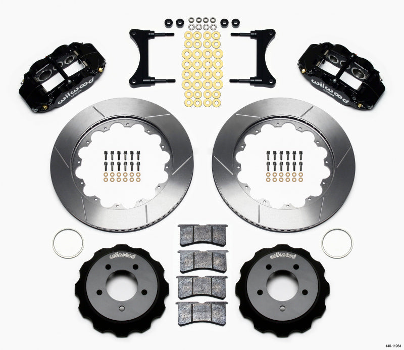 Wilwood Narrow Superlite 6R Front Hat Kit 14.00in 93-96 Mazda RX7 - Mammoth Racing -