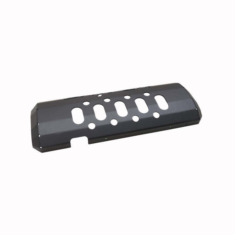 Westin/Snyper 07-17 Jeep Wrangler Muffler Skid Plate - Textured Black - Mammoth Racing -