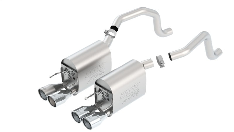 Borla 09-12 Chevy Corvette C6 Coupe/Convertible 6.2L 8cyl Aggressive ATAK Exhaust - My Store