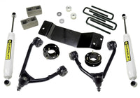 Superlift 14-18 Chevy Silv 1500 4WD 3.5in Lift Kit w/ Alum/Stamped Steel Control Arms & Rear Shocks - Mammoth Racing -