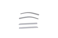 AVS 15-18 Chevy Silverado 1500 Crew Cab Low Profile Color Match Ventvisors 4pc - Silver Ice Metallic - Mammoth Racing -