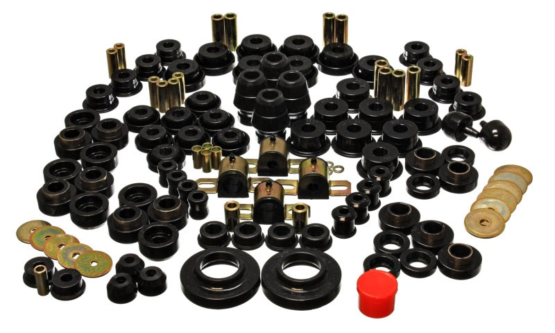 Energy Suspension 97-06 Jeep Wrangler TJ Black Hyper-Flex Master Bushing Set - Mammoth Racing -