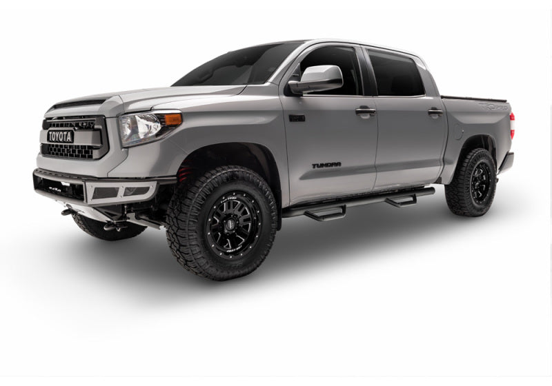 N-Fab Nerf Step 01-06 Chevy-GMC 1500/2500/3500 Crew Cab 6.5ft Bed - Tex. Black - W2W - 3in - Mammoth Racing -
