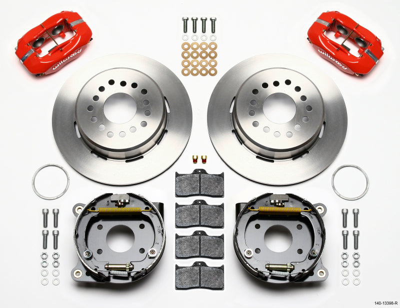 Wilwood Forged Dynalite P/S Park Brake Kit-Red AMC 71-74 2.60in Offset - My Store