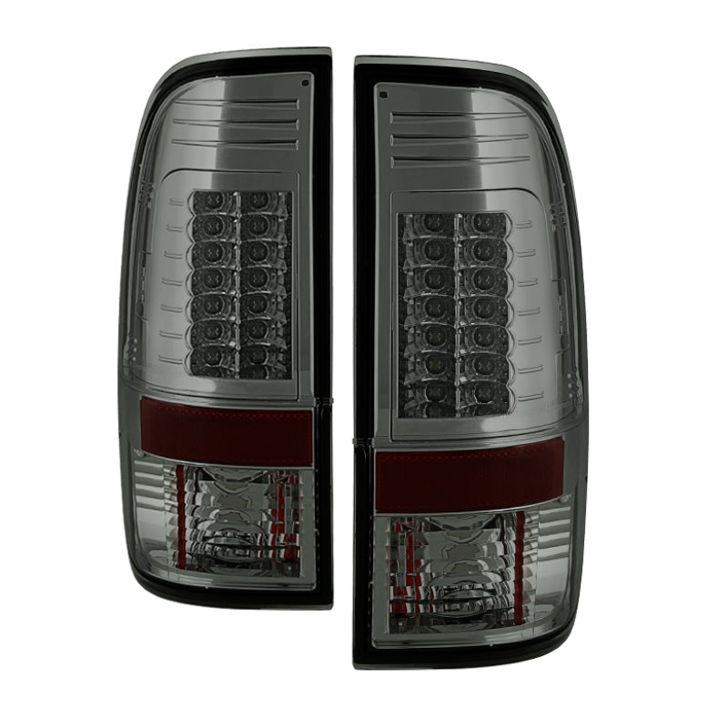 Spyder Ford Super Duty 08-15 Version 2 LED Tail Lights Smoke ALT-YD-FS07-LED-G2-SM - Mammoth Racing -