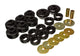 Energy Suspension 07-13 Chevrolet Silverado 1500/GMC Sierra 1500 4WD Body Mount Bushing Set - Black - Mammoth Racing -