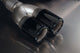 Remus 2012 BMW 3 Series F30/F31 2.0L (N20B20B) 76mm Black Chrome Tail Pipe Set - Mammoth Racing -