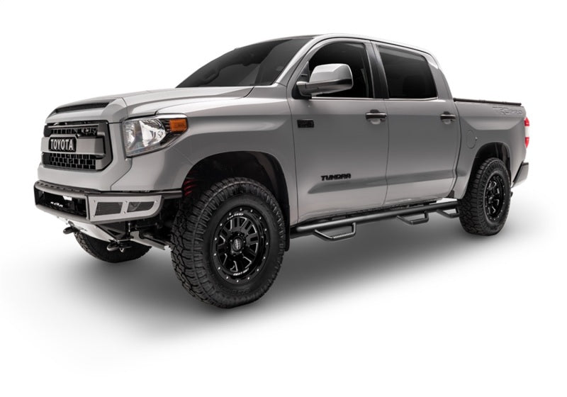 N-Fab Nerf Step 2017 Ford F-250/350 Crew Cab 8ft Bed - Tex. Black - Bed Access - SRW - 3in - Mammoth Racing -