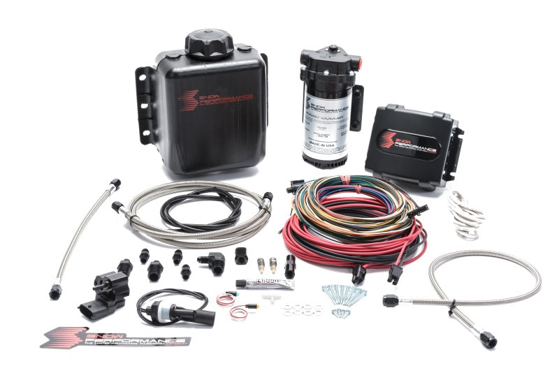 Snow Performance Stg 4 Boost Cooler Platinum Water Injection Kit (w/SS Braid Line and 4AN Fitting) - My Store