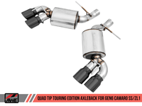 AWE Tuning 16-19 Chevrolet Camaro SS Axle-back Exhaust - Touring Edition (Quad Diamond Black Tips) - My Store