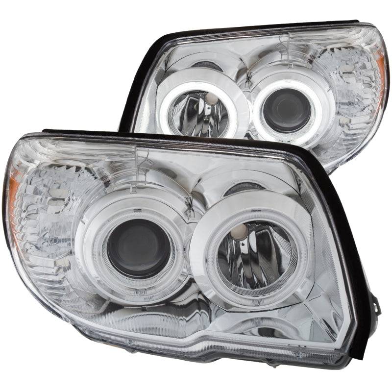 ANZO 2006-2009 Toyota 4Runner Projector Headlights w/ Halo Chrome - My Store