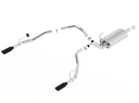 Borla 09-17 Ram 1500 5.7L V8 5in Single Tip Black Chrome Cat-Back Touring Exhaust Through Bumper - My Store