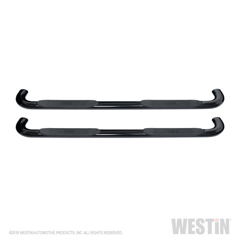 Westin 2019 Chevrolet Silverado/Sierra 1500 Crew Cab Platinum 4 Oval Nerf Step Bars - Black - Mammoth Racing -