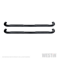 Westin 2019 Chevrolet Silverado/Sierra 1500 Crew Cab Platinum 4 Oval Nerf Step Bars - Black - Mammoth Racing -