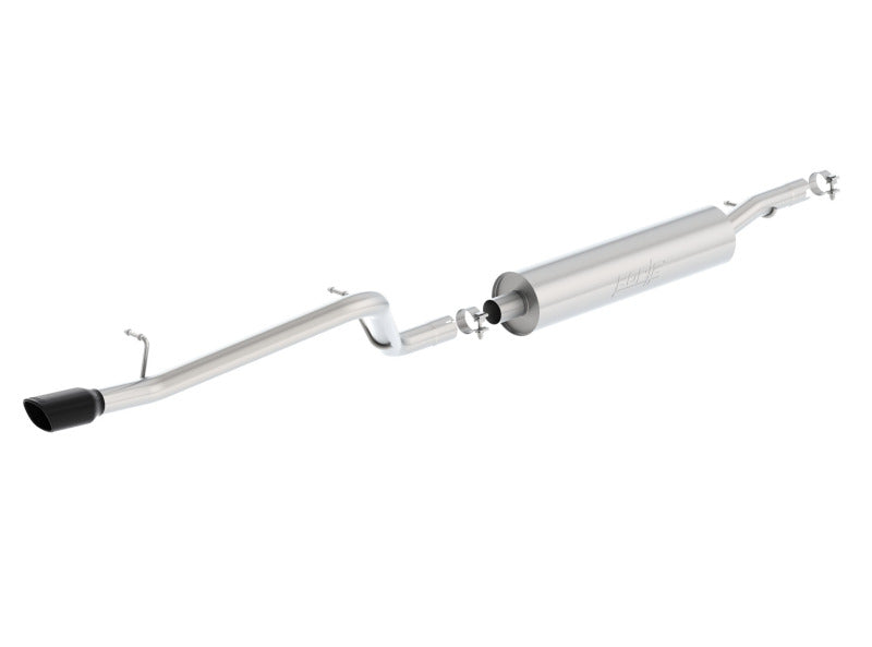 Borla 12-16 Jeep Wrangler V6 4WD Dirt Sport Cat-Back 2.5in Single Square Rolled Angle Cut Rear - My Store