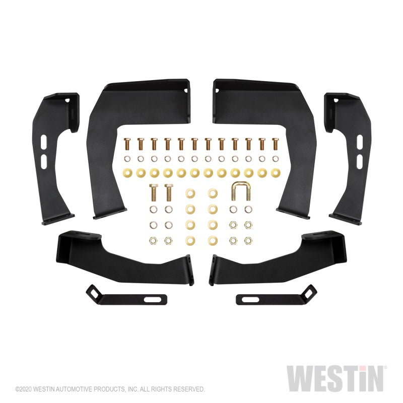 Westin 99-13 Chevy/GMC Silverado/Sierra 1500 Ext Cab HDX Drop Nerf Step Bars - Textured Black - Mammoth Racing -