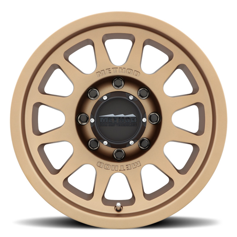 Method Mr703 17x8.5 0mm Offset 8x6.5 130.81mm CB Method Bronze Wheel - Mammoth Racing -