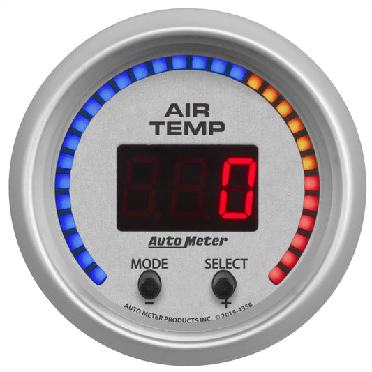 Autometer Ultra-Lite 2-1/16in 0-300 Degree F Dual Air Temp Gauge - My Store