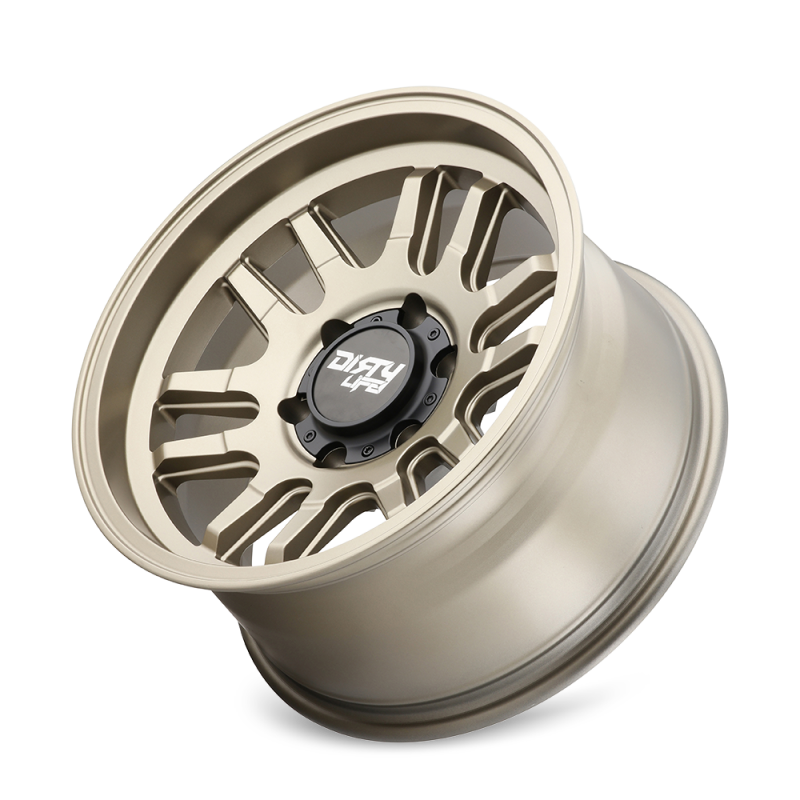 Dirty Life 9310 Canyon 17x9 / 5x150 BP / 0mm Offset / 110mm Hub Satin Gold Wheel - Mammoth Racing -