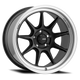 Konig Countergram 17x8 5x100 Et40 Matte Black / Matte Machined Lip - Mammoth Racing -