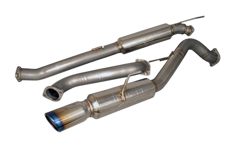 Injen 14-19 Ford Fiesta ST 1.6L Turbo 4Cyl 3in Cat-Back Stainless Steel Exhaust w/ Burnt SS Tip - Mammoth Racing -