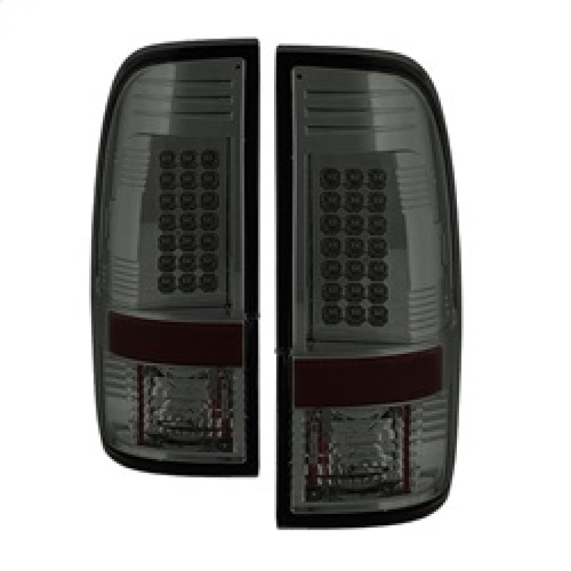 Spyder Ford Super Duty 08-15 LED Tail Lights Smoke ALT-YD-FS07-LED-SM - Mammoth Racing -